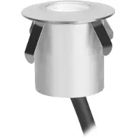Forlight Applique extérieure LED C4 Senya - Lumière blanc chaud, couleur argent