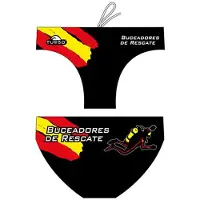 Turbo Rescue Divers Spain Swimming Brief Noir S Homme