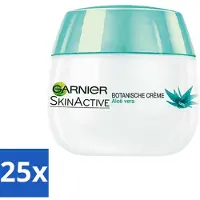 Garnier - SkinActive - Crème de jour botanique - Aloe Vera - Tous types de peaux - 50 ml - Pack avantage - 25 pièces