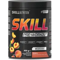 Skill Nutrition Skill Pre-Workout, poudre, goût pêche, 400 g