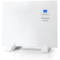 Orbegozo reh 500 un panneau rayonnant - design élégant en blanc - télécommande - programmation journalière et hebdomadaire - protection contre la surchauffe - puissance 500 W