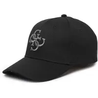 GUESS pour homme. M5GZ07WO07T Casquette à logo noir (OSFA), Casuel, Coton