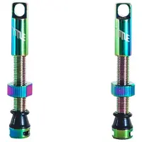 Title Mtb Tubeless Valves 2 Units Argenté 44 mm