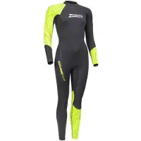 Zoggs Explorer Tour Woman Long Sleeve Neoprene Wetsuit Jaune XL Femme
