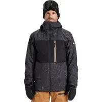 Quiksilver Herren Ski- Snowboardjacke SYCAMORE PRINTED JK, Größe:S, Farben:mountain static true black