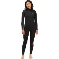 Billabong Synergy 4/3 Mm Woman Long Sleeve Back Zip Neoprene Suit Noir 12