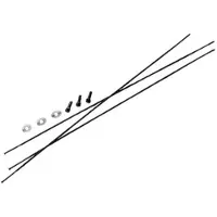 Sram Cx-ray Straight Pull External 26 Rise 60 Spokes 3 Units Noir 266 mm