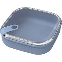 Rotho Boîte fraîcheur 1 l plat ELA, Boîte de conservation, Bleu