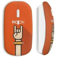 CAPACHEAP Souris Sans Fil Rock Art Pixel
