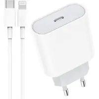 Autre Adaptateur 20w + Chargeur Cable Usb-C Rapide Pour Iphone 13/12/11/Xr/Xs/Max/8/7