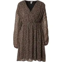 QS Robe jaune / bourgogne / noir / blanc