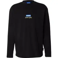 HUGO T-Shirt 'Nichaboso' turquoise / jaune clair / noir / blanc