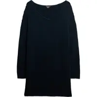 Superdry Robes en maille bleu foncé