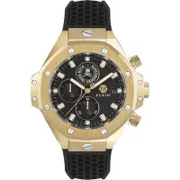 Philipp Plein Watches Montre à affichage analogique 'Royal' or / noir
