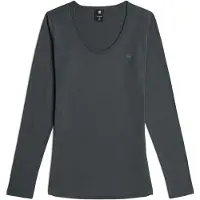 G-Star Core Eyben Slim Long Sleeve T-shirt Gris S Femme