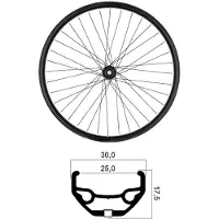 Mvtek 29´´ Disc Tubeless Mtb Rear Wheel Argenté 12 x 142 mm / Shimano/Sram HG