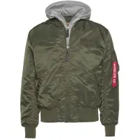 Alpha industries Veste mi-saison 'MA-1 D-Tec' gris chiné / olive