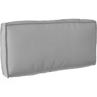 vidaXL Coussin pour dossier de palette Gris 80 x 40 x 12 cm
