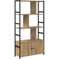 vidaXL Étagère chêne artisanal 80 x 30 x 155.5 cm Bois d'ingénierie
