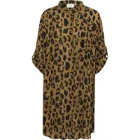 Kaffe Chemisier 'Jessi' caramel / noisette / noir