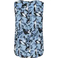 Kaffe Chemisier 'KAAmber' bleu pastel / noir / blanc