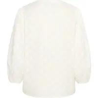 Kaffe Chemisier 'KAenya' blanc / blanc cassé