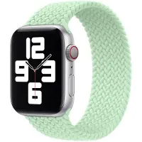 Apple Bracelet Solo Tressé pour l'Watch | 38/40/41/42 mm - Taille 9 - Pistachio