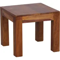 FineBuy Table basse en bois massif 45x40x45 cm Table d'appoint style campagne | Table de salon élégante petite | Table d'appoint design