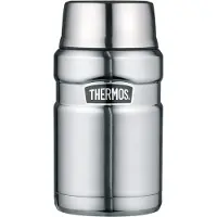 Thermos Récipient Alimentaire Isotherme Stainless King, Boîte À Repas, Acier Inoxydable Mat, Gris Acier, 71 Cl, 4001205071