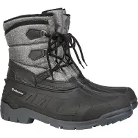 Albatros TORONTO GREY Botte à lacets fourrée 581450 noir/gris, 38