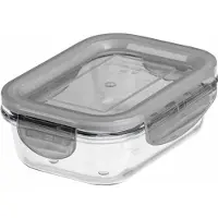 Gastromax 7703 Boîte fraîcheur en verre , 0,25 litre, grise
