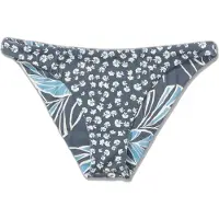 Salty Crew Rattan Palms Rev Midi Bikini Bottom Bleu M Femme