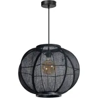 Eth Suspension Bohème Fabric noir Ø 48cm