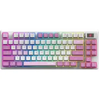 MSI Clavier mécanique de jeu Forge GK600 TKL TKL Disposition italienne Blanc Violet