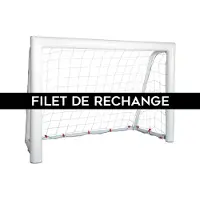 Sporti France Self-weighted Foldable Aluminum Mini Goal Net Clair
