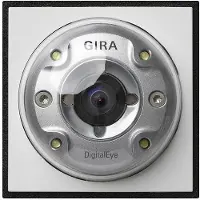 Gira Caméra couleur blanc pur - Système d'interphone Caméra couleur 126566