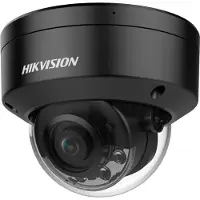 Hikvision DS-2CD2187G2H-LISU(2.8mm)/eF/BLACK Dôme 8MP Smart Hybrid Light (3840 x 2160 pixels), Caméra réseau, Noir