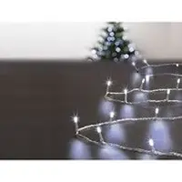 LIGHTS Guirlandes de Noël décoratives à 100 LED, blanches