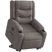 vidaXL Fauteuil relax avec releveur électrique Taupe Tissu