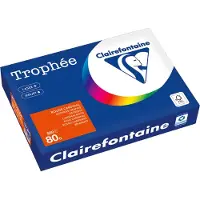 Clairefontaine Trophée - Papier teinté - rouge cardinal - A4 (210 x 297 mm) - 80 g/m² - 500 feuille(s)