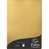 Pollen Clairefontaine Pollen - Or - A4 (210 x 297 mm) - 120 g/m² - 50 feuille(s) papier coloré