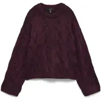 Vero Moda Pull VMNEWLINA  femmes - Rouge - EU XL