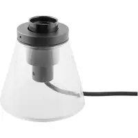 Osram Vintage 1906 Table Black Lampe de table noire E27 Ø 12 cm Verre