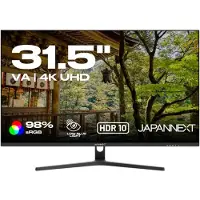 Japannext 80,0cm JN-V315UHDR 16:9 HDMI/DP UHD (3840 x 2160 pixels, 31.50"), Moniteur, Noir