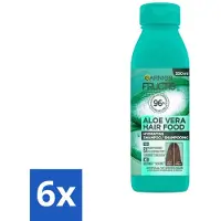 Garnier - Fructis Hair Food Aloe Vera - Shampooing - Cheveux normaux à secs - 350 ml - Pack avantage - 6 pièces
