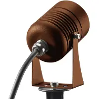 SLV Luminaires d'extérieur , Spike, Brun / rouille, Métal, Moderne