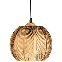 Bloomingville Lampe À Suspension Adar | Marron | Verre | 82069076