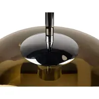 SLV Lampe à suspension en verre Pantilo Ø 29cm - or