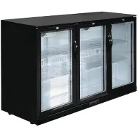 Polar Réfrigérateur de bar série G, modèle bas, trois portes battantes, 320 L