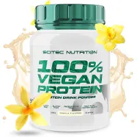 Scitec Vegan Protein protéine végétalienne saveur Vanilla 1000 g